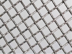 स्टेनलेस स्टील वाइब्रेटिंग स्क्रीन के लिए Sus 304 Crimped Woven Wire Mesh