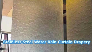 होटल और शॉपिंग मॉल की सजावट के लिए वॉटरफॉल कैस्केड मेश