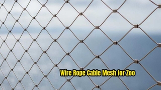 स्टेनलेस स्टील 316 चिड़ियाघर पक्षी एवियरी जाल का अनुप्रयोग