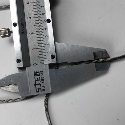 सुरक्षा नेटिंग के लिए डायमंड होल के साथ लचीला और टिकाऊ 304 स्टेनलेस स्टील केबल मेश