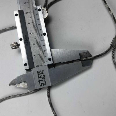 कस्टम आकार स्टेनलेस स्टील 304 हल्के 1 मिमी 1.5 मिमी विरोधी चोरी सुरक्षा तार जाल बैग