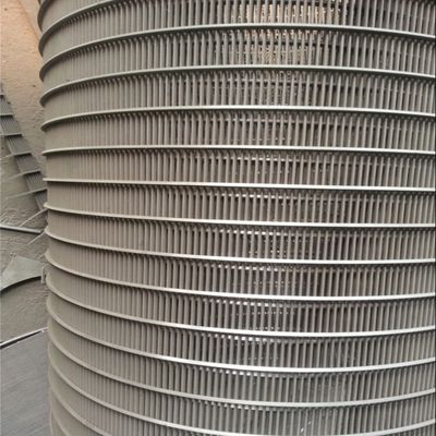 304 स्टेनलेस स्टील जॉनसन वेज वायर स्क्रीन फिल्टर 20-300mm