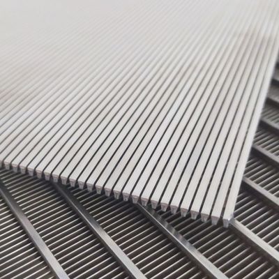 खनन और रासायनिक उद्योग के लिए SS 304 316 वेज वायर स्क्रीन