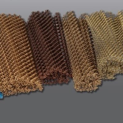 घर के लिए सजावटी स्पेस डिवाइडर इंटीरियर मेटल कॉइल ड्रेपर एल्युमीनियम स्क्रीन परदा