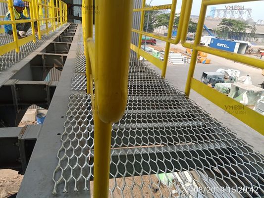 स्टेनलेस स्टील 304 विस्तारित धातु बाड़ षट्कोणीय छेद