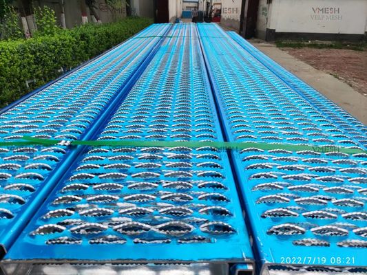 एल्यूमीनियम 3003 डायमंड होल फ्लोर ग्रिटिंग 2.5mm-6mm मोटाई