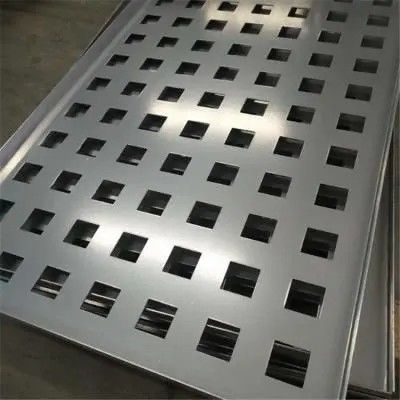 हेक्सागोनल होल एल्यूमीनियम छिद्रित जाल शीट 1 मिमी मोटाई