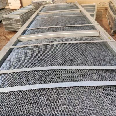 G60 गैल्वेनाइज्ड एक्सपेंडेड मेटल स्टूक मेष 27x96 इंच