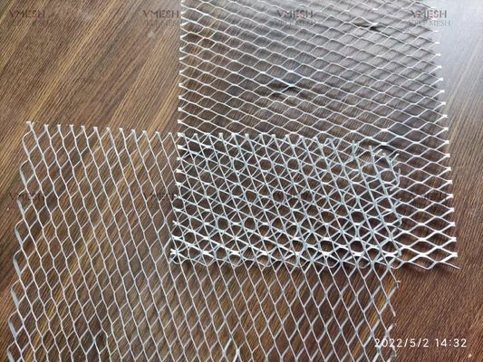 स्टुको निर्माण के लिए गैल्वेनाइज्ड विस्तारित धातु की जाली 27x96 इंच