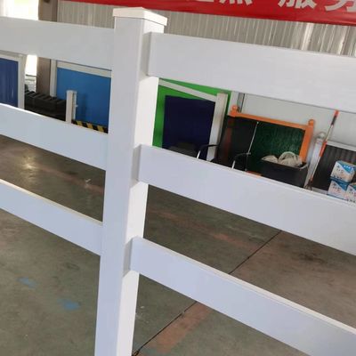 2 रेल 3 रेल सफेद घोड़ा बाड़ लगाना चरागाह बाड़ लगाना घोड़े रेल विनाइल बाड़ लगाना