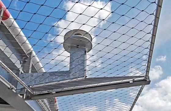 सजावट के लिए काले ऑक्सीकरण स्टेनलेस स्टील केबल जाल 3 मिमी