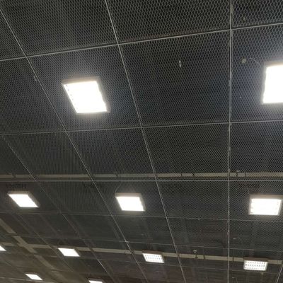 सजावटी एल्यूमिनियम विस्तारित धातु जाल छत पैनल 0.5 मिमी