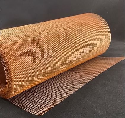 कॉपर डायमंड एक्सपेंडेड मेटल मेष के लिए ईएमआई शील्डिंग 0.02-4mm