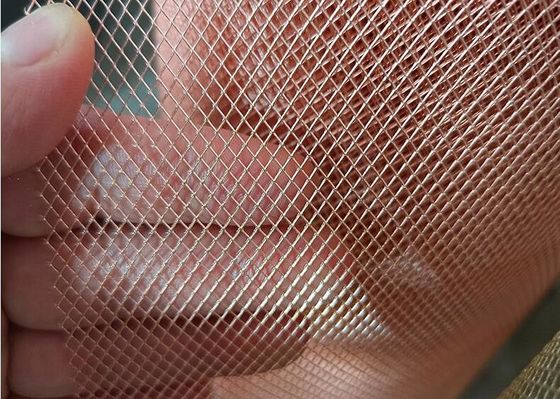 कॉपर डायमंड एक्सपेंडेड मेटल मेष के लिए ईएमआई शील्डिंग 0.02-4mm