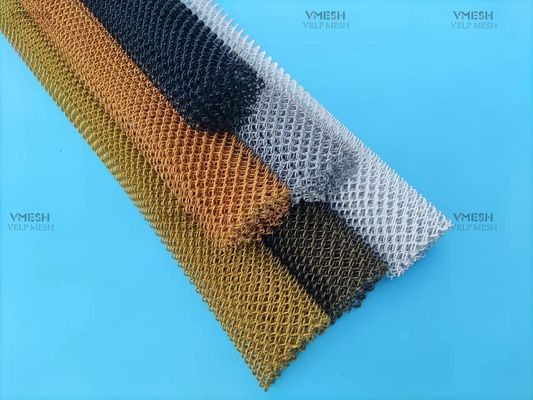 सजावटी एल्यूमिनियम चेन लिंक पर्दा स्क्रीन 1.2mm-2mm तार