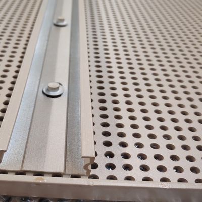 कस्टम आकार वास्तुकला के लिए हल्के सजावटी गोल छेद छिद्रित प्लेट