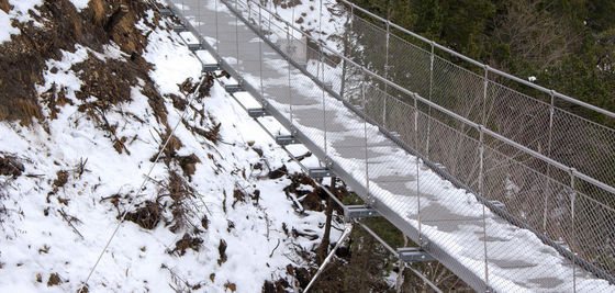 यूवी प्रतिरोधी स्टेनलेस स्टील वायर रस्सी जाल लंबे जीवनकाल और गैर विषैले गुणों के साथ चिड़ियाघर बाड़ और पक्षी के लिए