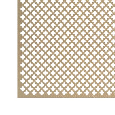 वास्तुकला के अग्रभागों के लिए PVDF लेपित एल्यूमीनियम छिद्रित पैनल