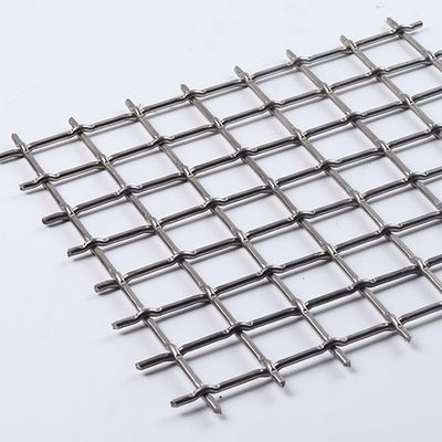 होटल की सजावट के लिए स्टेनलेस स्टील crimped बुने हुए तार जाल