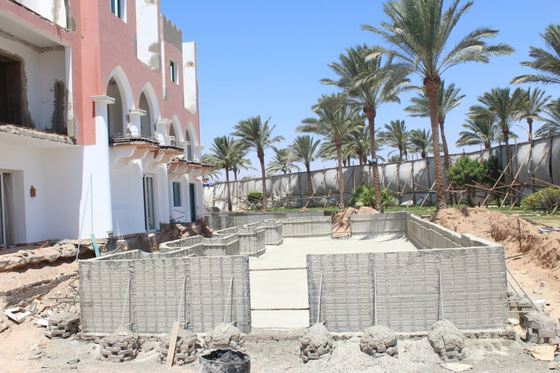 मॉरीशस के निर्माण परियोजनाओं के लिए उच्च-शक्ति वाले कंक्रीट दीवार ढालना