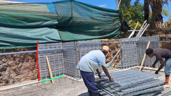 हाइ रिब कंक्रीट सीमेंट डालना ढालना प्रणाली जाल