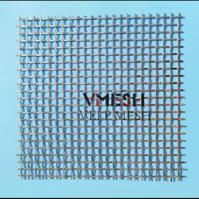 इनडोर सजावट दीवार के लिए वास्तुशिल्प स्टेनलेस स्टील बुना तार जाल