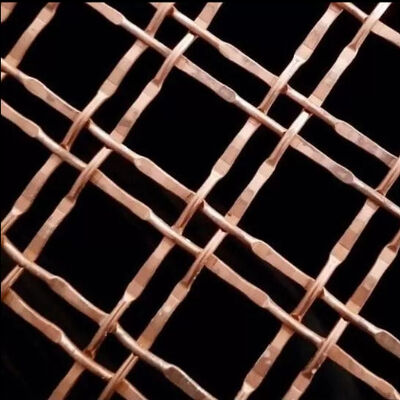 सजावटी स्टेनलेस स्टील क्लैडिंग धातु मुखौटा पैनल बुना तार जाल