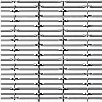 सोने के रंग की वास्तुकला सजावट स्टेनलेस स्टील बुना केबल रॉड वायर मेष शीट