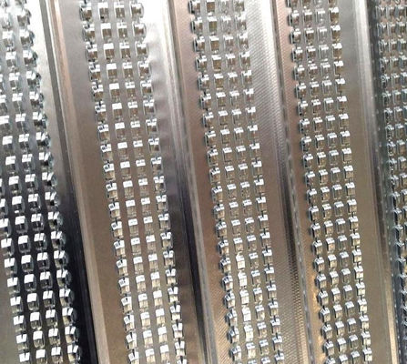 एंटी-संक्षारण निर्माण सामग्री गैल्वेनाइज्ड स्टील हाई रिब लैथ मेश