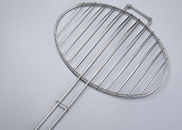 स्टेनलेस स्टील BBQ ग्रिलिंग बास्केट मछली और मांस के लिए