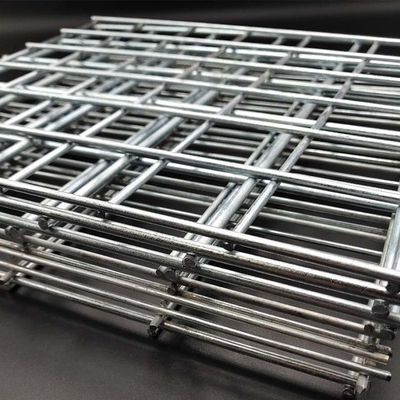 जस्ती वेल्डेड वायर मेश पैनल 2mm वायर 25x25mm छेद