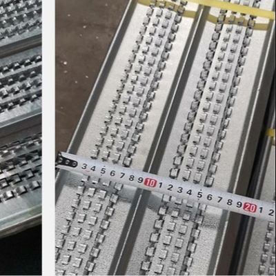 जस्ती स्टील हाई रिब मेटल लैथ 450mm x 2200mm स्थायी फॉर्मवर्क