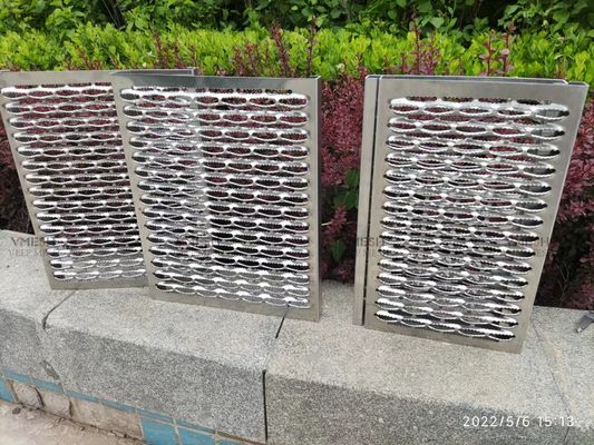 डायमंड होल फ्लोर ग्रेटिंग ग्रिप स्ट्रट ग्रेटिंग एल्युमीनियम 3003 मेटल