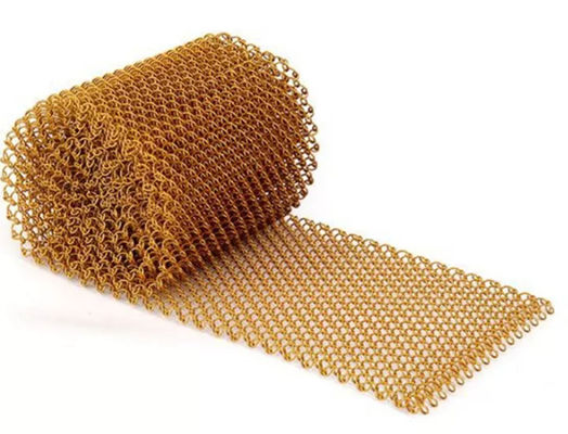 स्टेनलेस स्टील 304 जल प्रतिरोधी धातु पर्दा श्रृंखला लिंक पर्दा सार्वजनिक स्थानों के लिए विला