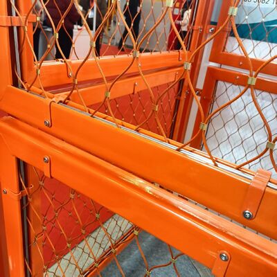 स्टेडियम स्पोर्ट्स कोर्ट आइसोलेशन बॉल स्टॉप नेट के लिए स्टेनलेस स्टील वायर रस्सी जाल