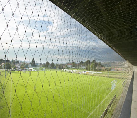 चिड़ियाघर पशु बाड़े के लिए हाथ से बुना हुआ 304 स्टेनलेस स्टील रस्सी जाल