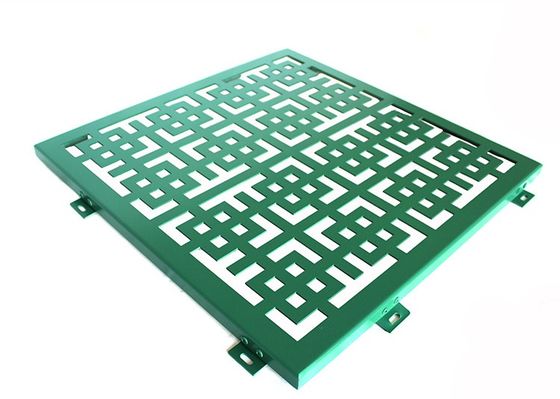 PVDF अक्ज़ोनोबेल एल्युमिनियम क्लैडिंग छिद्रित धातु मेष ISO9002