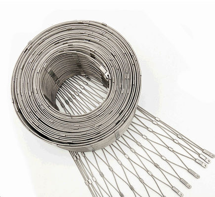 स्टेनलेस स्टील 304/316 रस्सी जाल रेलिंग 7x19 2.5mm