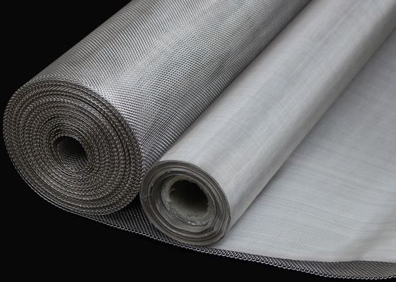 316 एसएस 400 माइक्रोन स्टेनलेस स्टील वायर मेष चौड़ाई 0.5m 0.914m